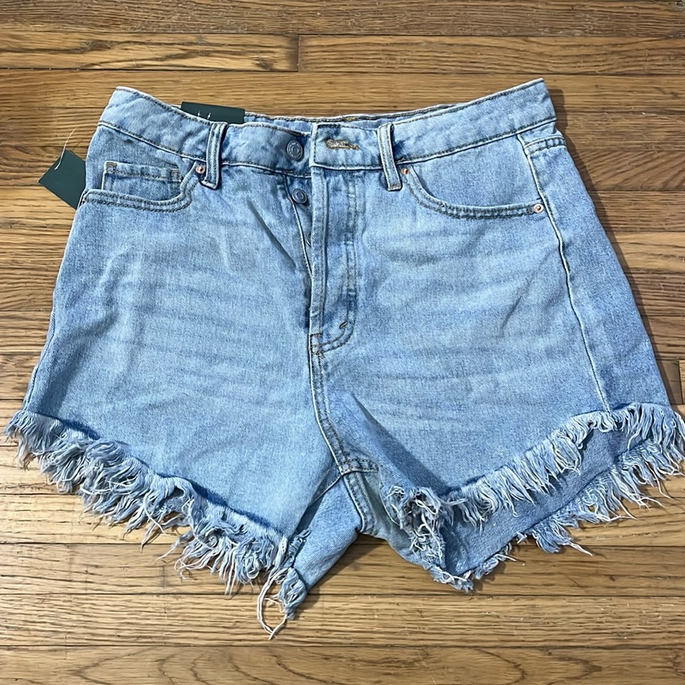 Wild Fable High Waisted Blue Jean Cut Off Shorts NWT size 10